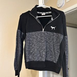 pink long sleeve crew sweater size S